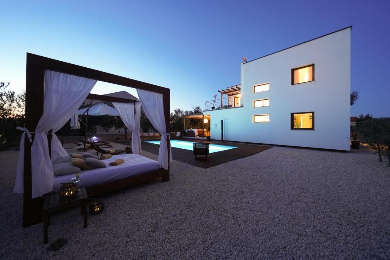 Villa Suncica With Heated Pool, Jacuzzi And Bikes Near Zadar Sukošan 外观 照片